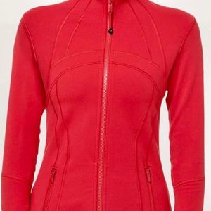 Lululemon Define jacket size 8 in red